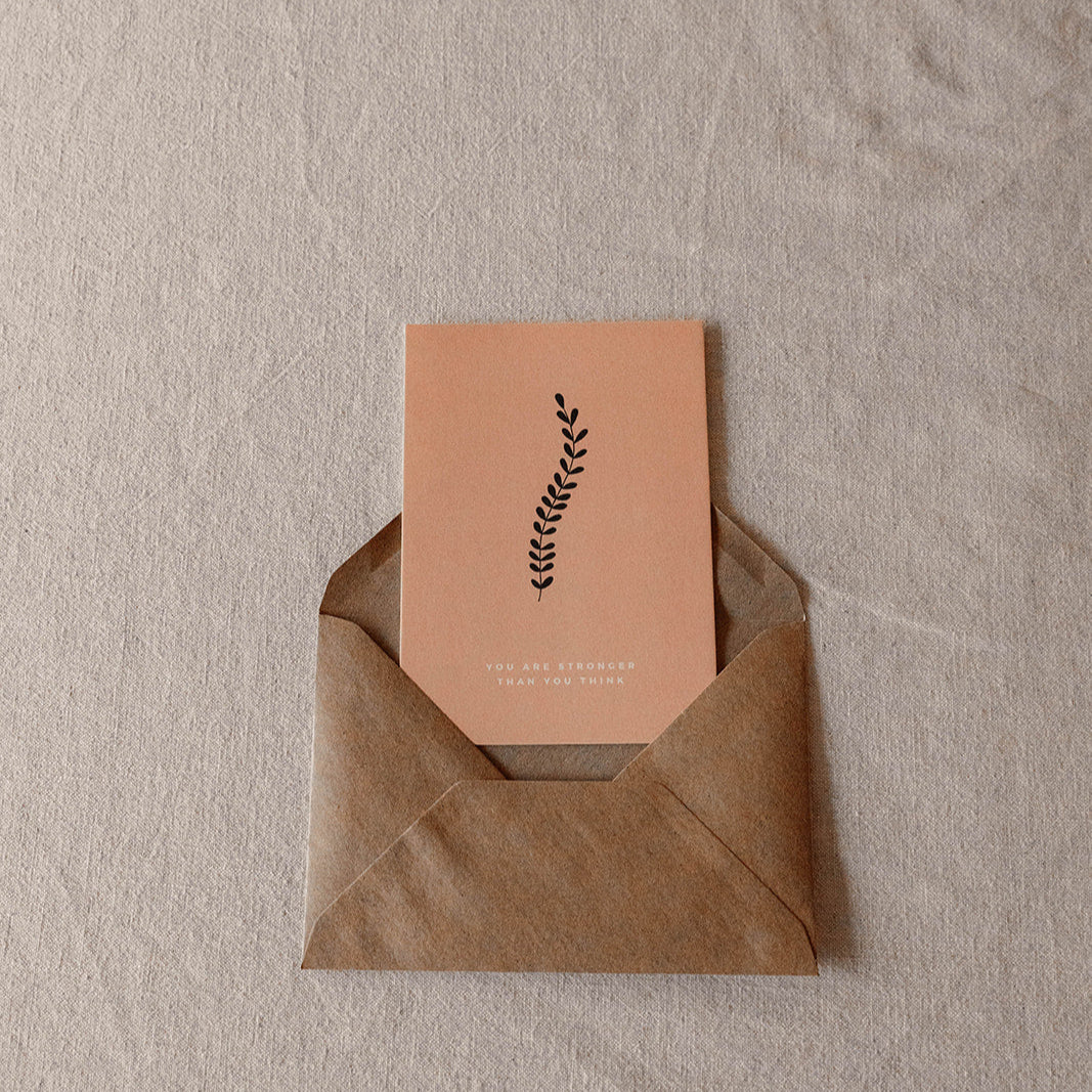 Postkaart - You are stronger than you think